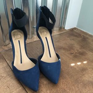 Black and Blue Heels